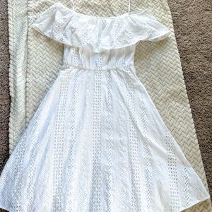 Calvin Klein Off Shoulder Dress